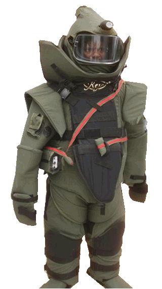 bomb suit